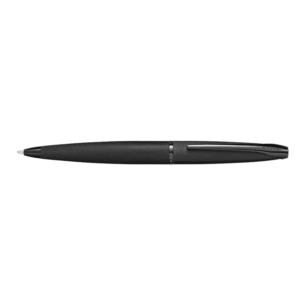 Ручка шариковая автоматическая "Cross ATX Brushed Black", 0.7 мм, черный, стержень черный - 3
