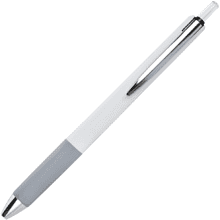 Ручка-роллер "Floatune", 1,0 мм, белый, стерж. черный