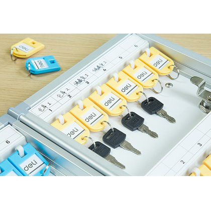 Бокс настенный Deli на 24 ключа + 24 брелока - 7