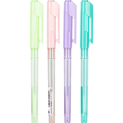 Набор ручек шариковых "Arrow" 0,7 мм., пласт., ассорти, стерж. синий, 4 шт