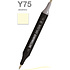 Маркер перманентный двусторонний "Sketchmarker Brush", Y75 шампань