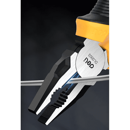 Плоскогубцы Deli YS EDL0003, 200 мм, 2-х компонентные рукоятки - 7