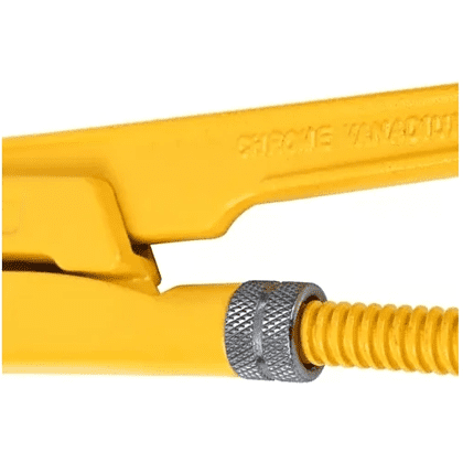 Ключ трубный Deli "EDL105167", желтый - 2