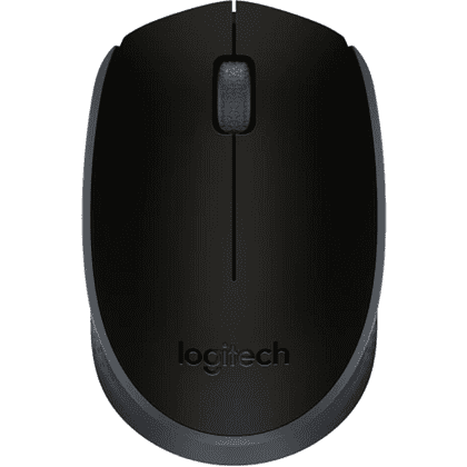 Мышь Logitech "Mouse M171", беспроводная, 1000 dpi, 3 кнопки, серый