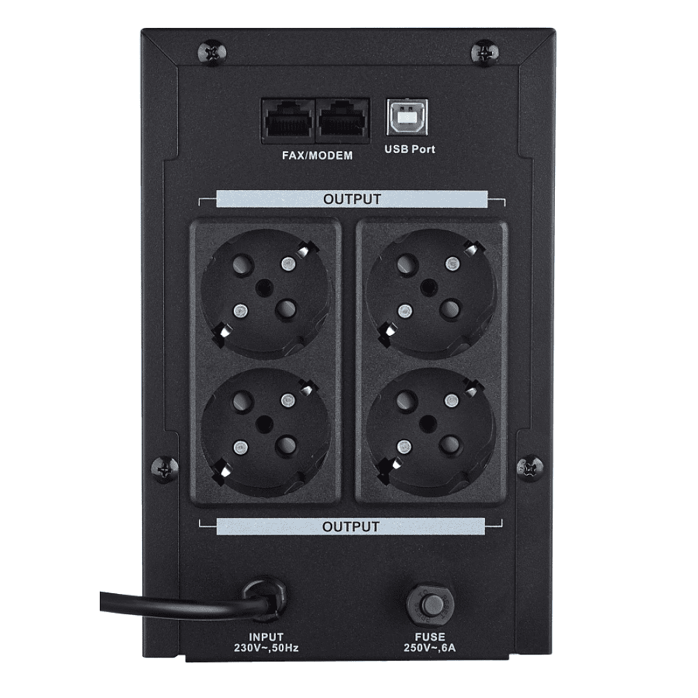 ИБП Kiper Power C1200 USB (1200VA/720W) - 4