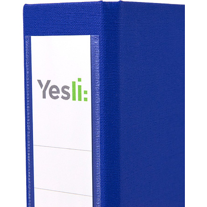 Папка-регистратор "Yesli:", А4, 50 мм, ПВХ Эко, синий - 3