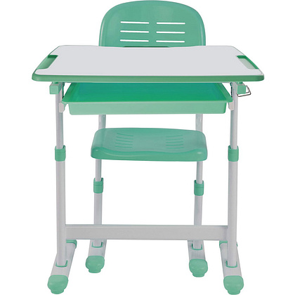  Комплект растущей мебели "FUNDESK Piccolino Green": парта + стул, зеленый - 2