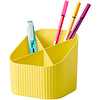 Подставка для канцелярских мелочей "Re-X-LOOP", желтый - 2