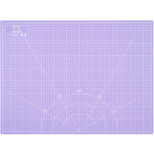 Коврик для резки "Малевичъ", А2, трёхслойный, сиреневый