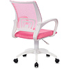 Кресло Бюрократ "CH-W695NLT", пластик, ткань, розовый TW-06A TW-13A - 3