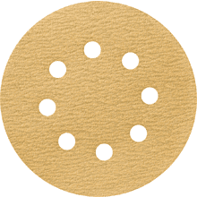 Круг шлифовальный абразивный Krugo Master, 8 отверстий, d125, p.800, 10 штук