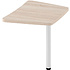 Коллекция Баден Стол приставной Б-370.1 мет. опора, 905х670х750 мм, сонома