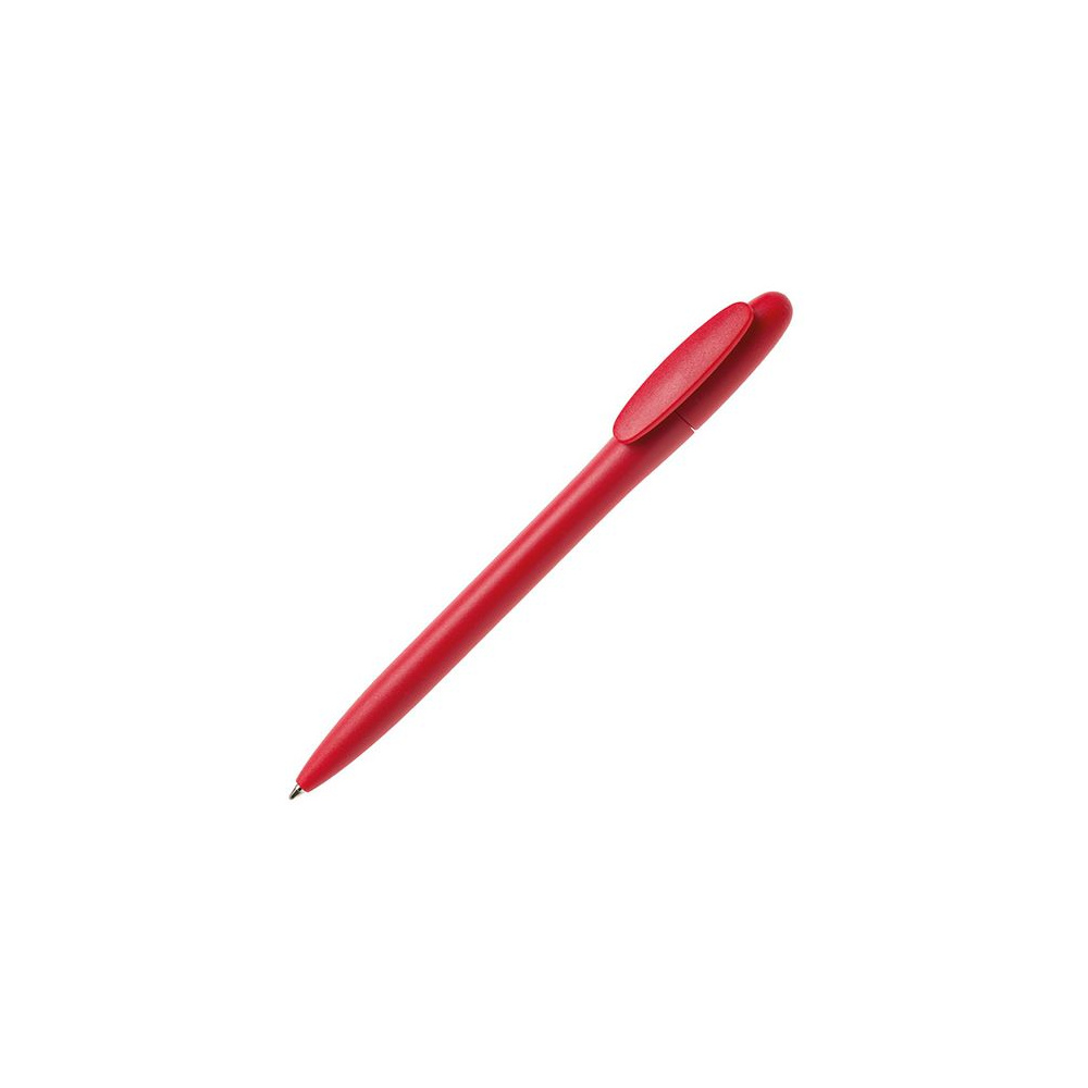 Ручка шариковая автоматическая "Bay MATT", 1.0 мм, красный, стерж. синий