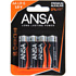 Батарейки алкалиновые ANSA "V LR6/BL-4 (AA)",4 шт,  щелочные