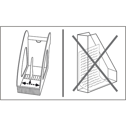 Модуль для бумаги вертикальный "Galaxy", дымчатый - 2