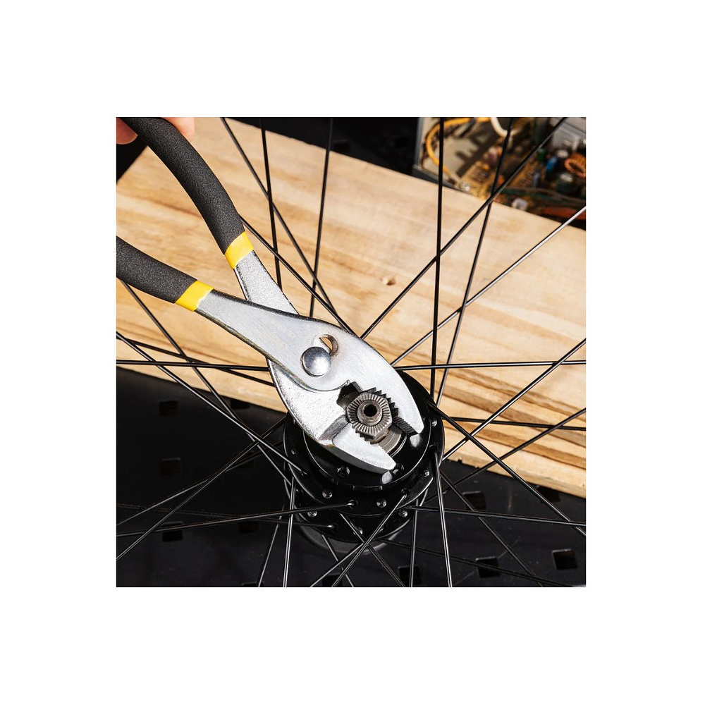 Переставные пассатижи Deli YS EDL25508, 200 мм., желтый, черный - 5