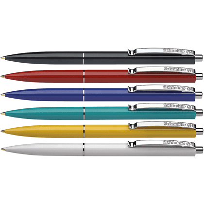 Ручка шариковая автоматическая "Schneider K15", 1 мм, ассорти, стерж. синий