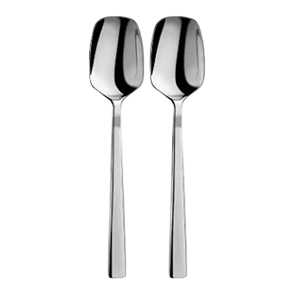 Набор чайных ложек "WL-999301044 Miya", 2 шт, металл, серебристый