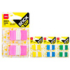 Закладки клейкие "Deli", 25x44 мм, 100 шт, ассорти - 4