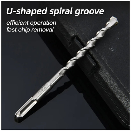 Бур по бетону Deli YS EDH-Y101600, 10x160 мм, SDS-PLUS - 6