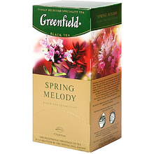 Чай "Greenfield" Spring Melody, 25 пакетиков x1.5 г, черный