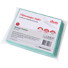 Салфетка универсальная "ПВАмикро Лайт", 36х30 см, 5 шт/упак, зеленый