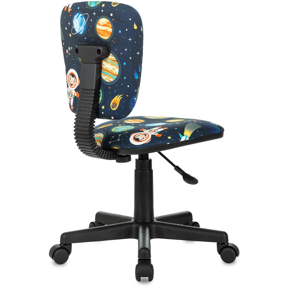 Кресло детское Бюрократ CH-204NX, ткань, темно-синий космонавт, пластик - 4