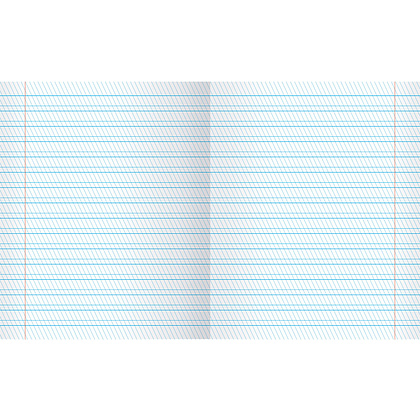 Тетрадь "Любимая палитра", A5, 12 листов, частая косая линейка, ассорти - 2