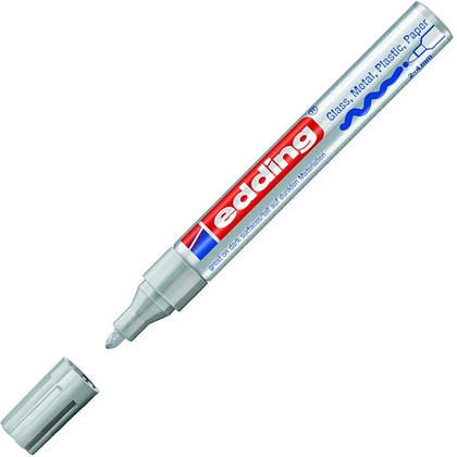 Маркер перманентный на нитрокраске Edding "750", черный - 13