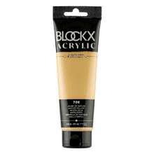 Краски акриловые "Blockx", 706 неаполитанский желтый, 120 мл