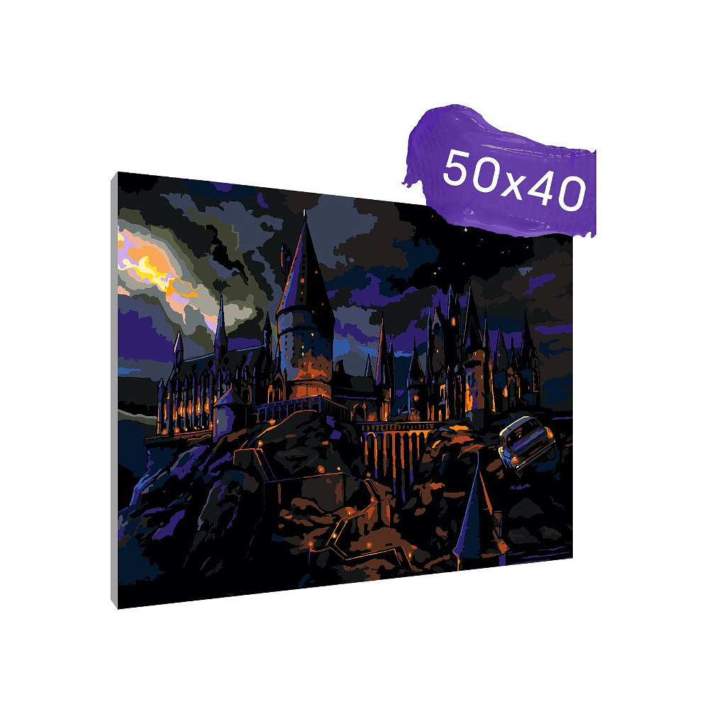 Картина по номерам "Гарри Поттер. Замок Хогвартс" - 2