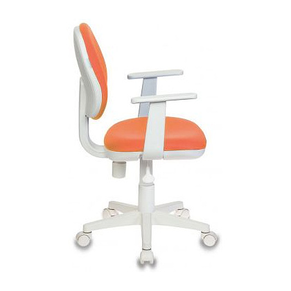 Кресло "Бюрократ CH-W356AXSN", ткань, пластик, оранжевый - 3