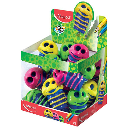 Точилка Maped "Croc", 2 отверстия, с контейнером - 5