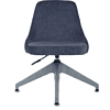 Кресло "Бюрократ CH-340GLZ", ткань, синий, каркас пластик, корпус серый - 2