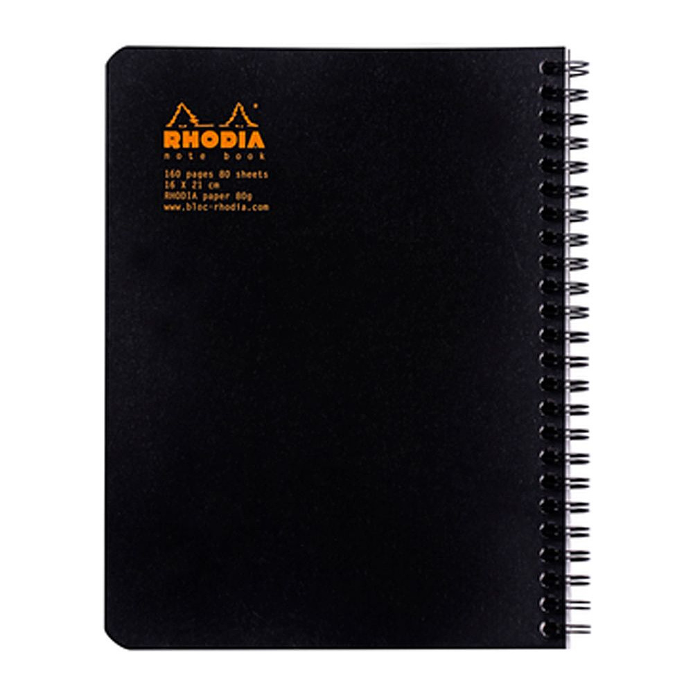 Блокнот "Rhodia", А5+, 80 листов, клетка, черный - 3