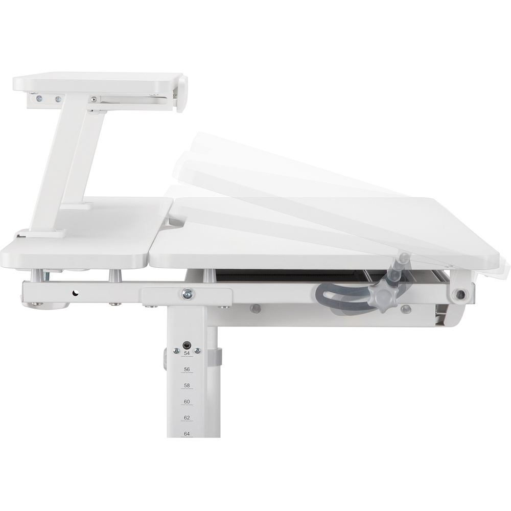 Стол Ergosmart E601S GREY, 900х600х(540-760) мм - 5