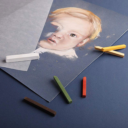 Бумага для пастели "PastelMat", 24x32 см, 360 г/м2, темный синий - 5