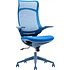 Кресло для руководителя EVERPROF Spirit, сетка, синий