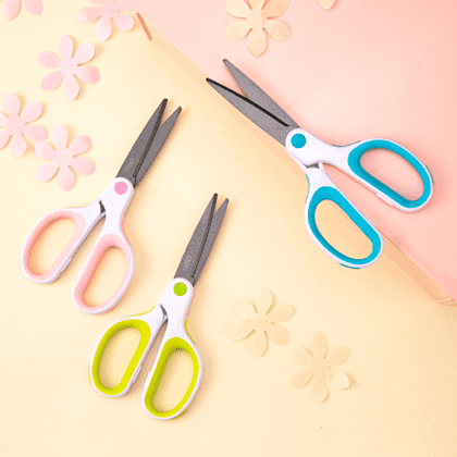 Ножницы "Deli 6054", 17.5 см, ассорти - 3