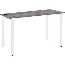 Стол письменный Millwood Лофт Сиэтл (ДТ-5), 1300х700 мм, сосна пасадена, белый
