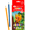 Цветные карандаши "Цветик", 24 шт, шестигранные - 3