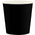 Стакан картонный 100 мл, 100 шт, 1 слой, черный