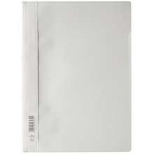 Папка-скоросшиватель с прозрачной обложкой "Durable", A4, белый