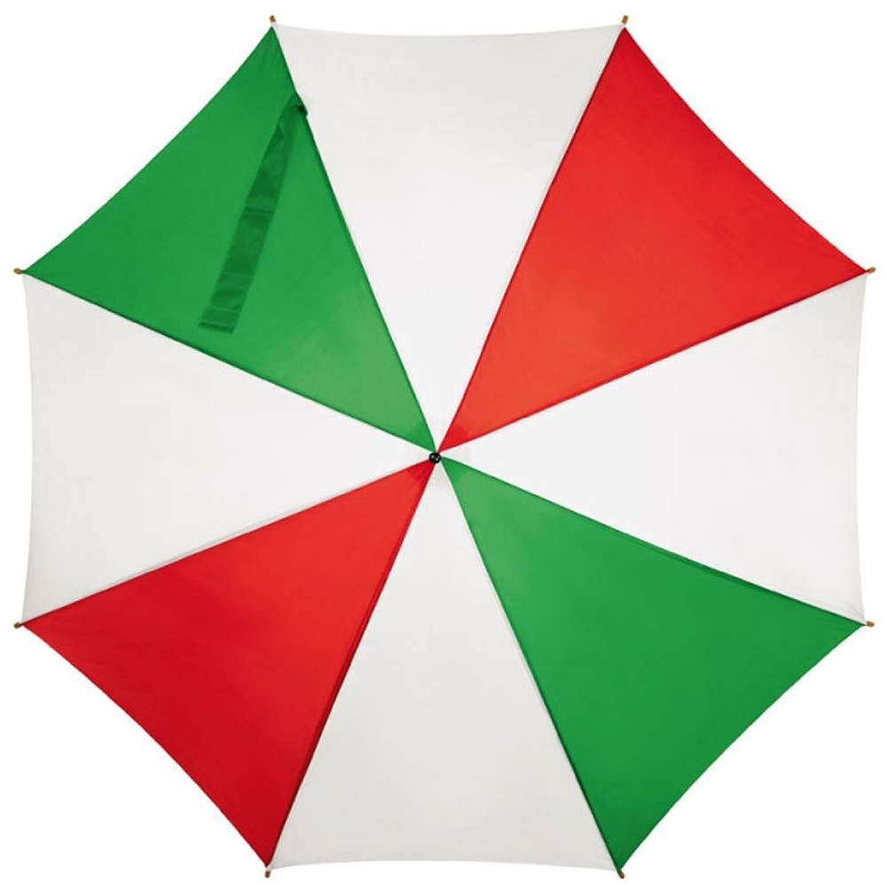Зонт-трость "Nancy", 105 см, красный, зеленый, белый - 2