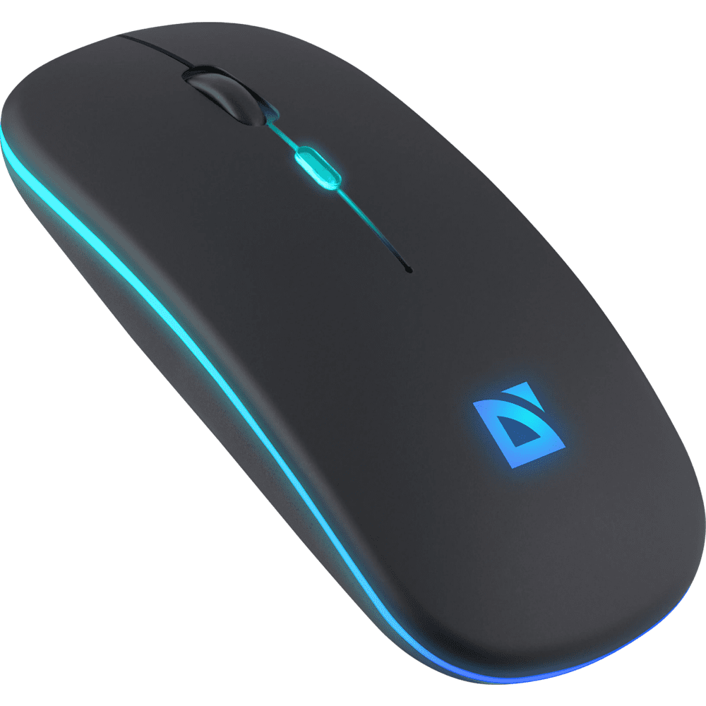 Мышь DEFENDER Touch MM-997, оптич., беспроводная, черный, 800-1600 dpi