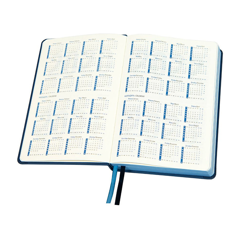 Ежедневник датированный "Softie", А5, 336 страниц, синий - 3