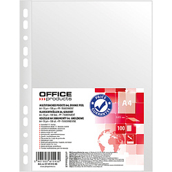 Файл (папка-карман) "Office products", A4, 100 шт, 50 мкм, прозрачный ...