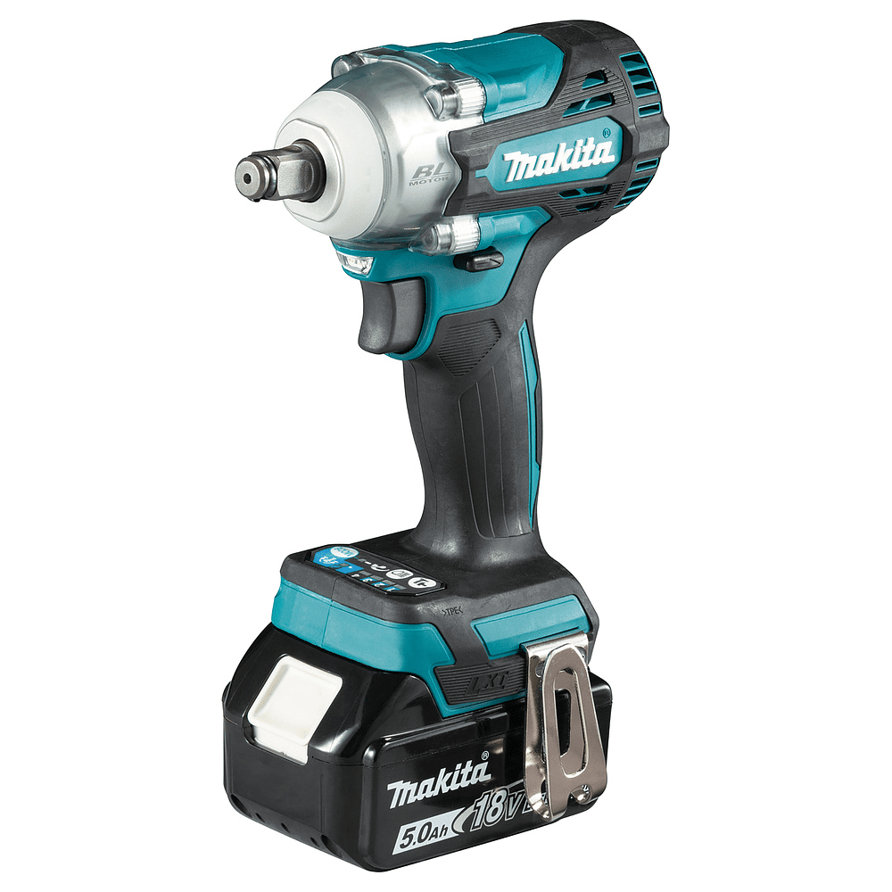Аккумуляторный гайковерт MAKITA DTW300RTJ, 18 В, 330 Нм, 1/2", 5.0Ачx2, кейс - 4
