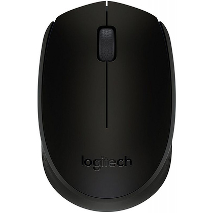 Мышь Logitech "B170", беспроводная, 1000  dpi, 3 кнопки, черный