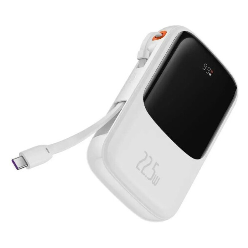 Внешний аккумулятор Baseus "Qpow Pro Digital Display Fast Charge Power Bank", 10000 mAh, белый - 2